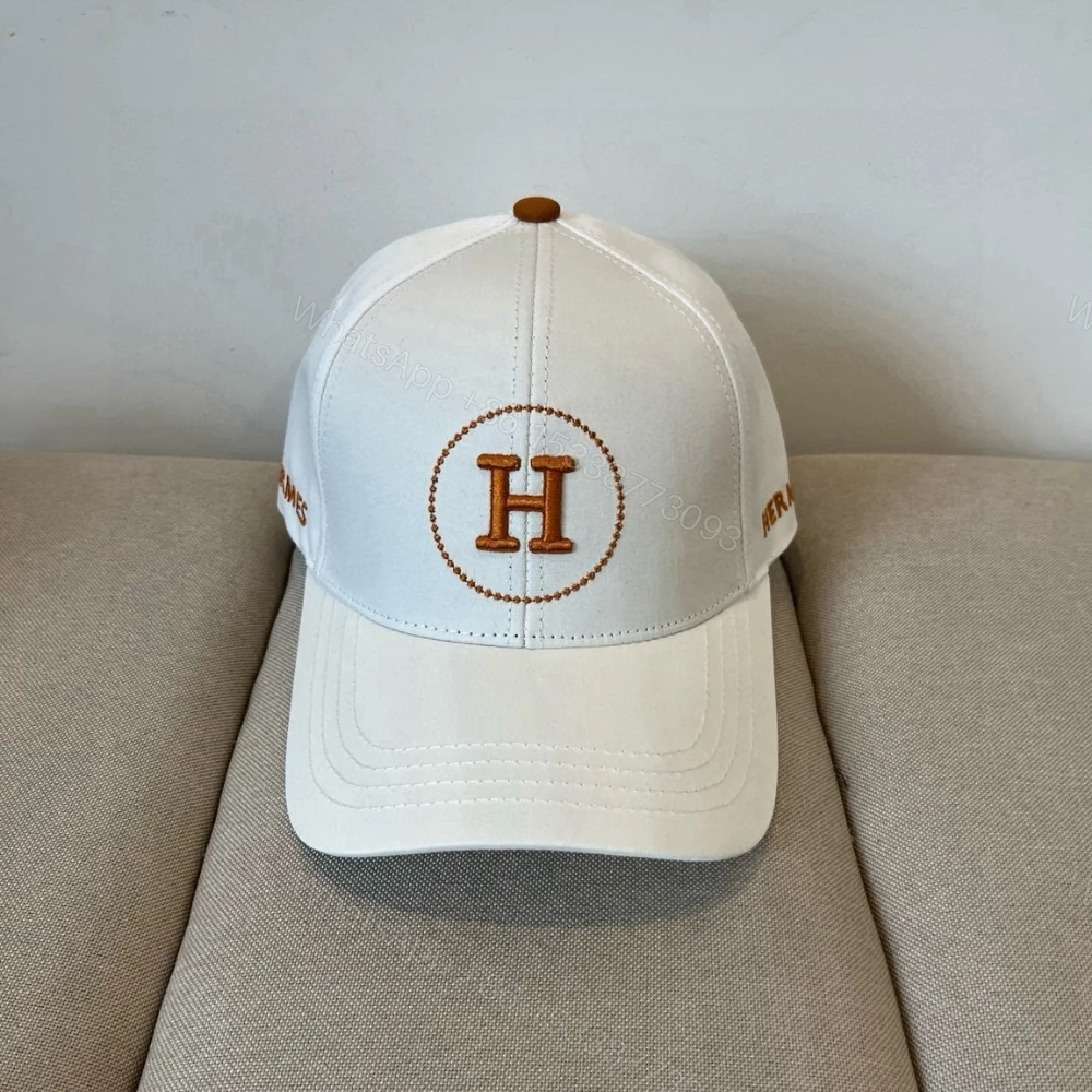 View 2 of HERMES BASEBALL CAP WHITE H LOGO