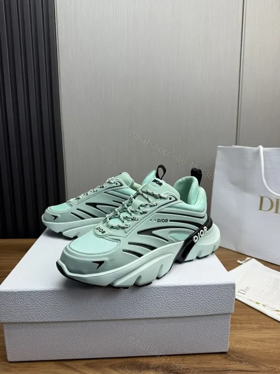 View 4 of Mint + Leather + Streetwear + Dior branding + Sneaker