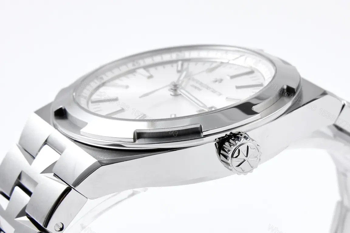 View 4 of TWA Factory Vacheron Constantin Overseas 4500V Series Stainless Steel Watch – Silver Dial, 41mm, Automatic Movement with 60-Hour Power Reserve, Interchangeable Steel and Rubber Straps