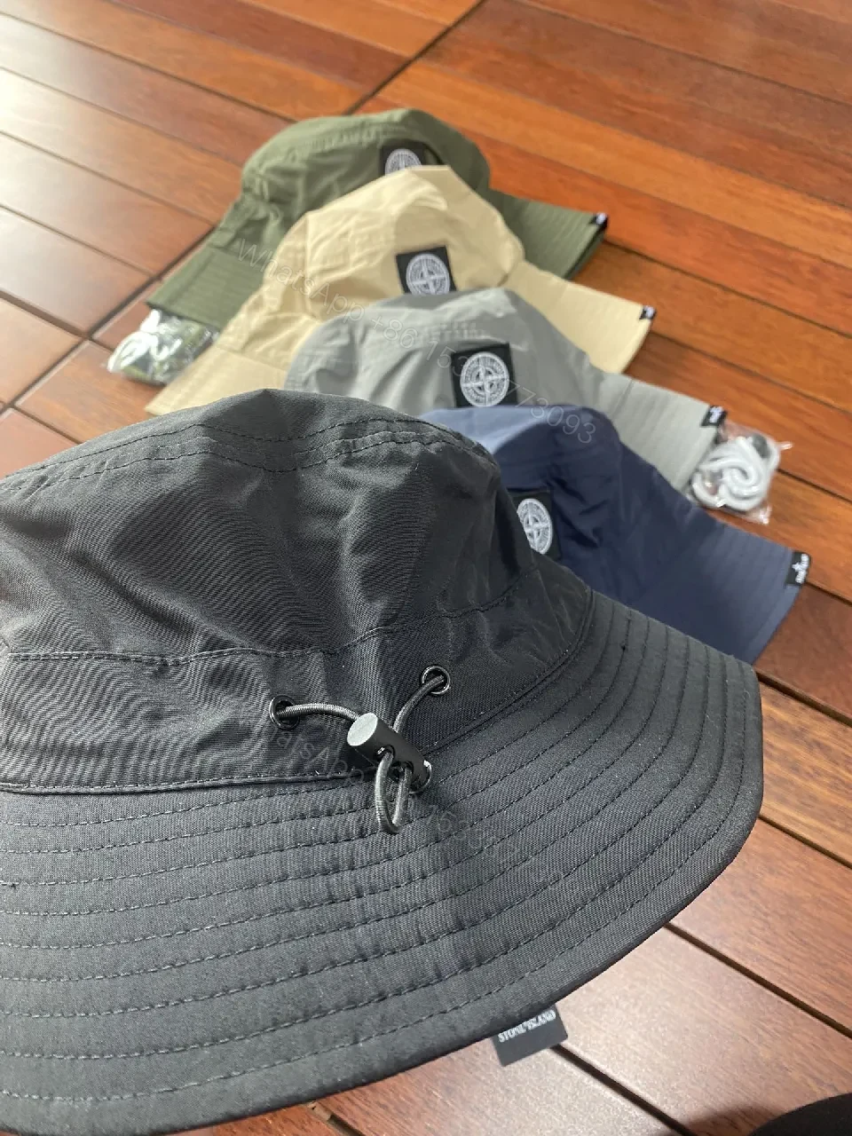 View 9 of Chic Stone Utility Bucket Hat Set: All-Season Style Hat