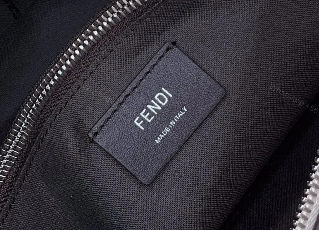 View 4 of Chic FENDI Structured Micro Bag with Bold Branding