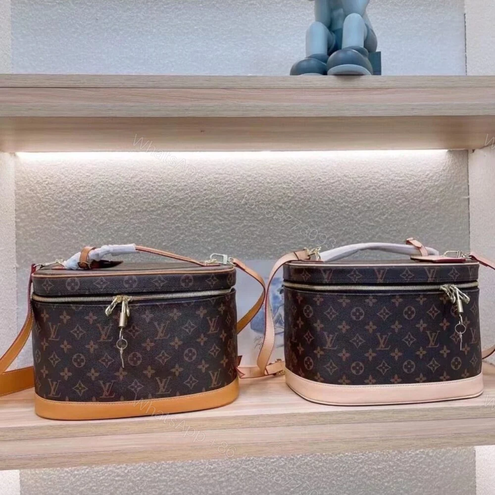 View 4 of Louis Vuitton Nice Vanity Monogram Brown And Beige 32Cm M44935