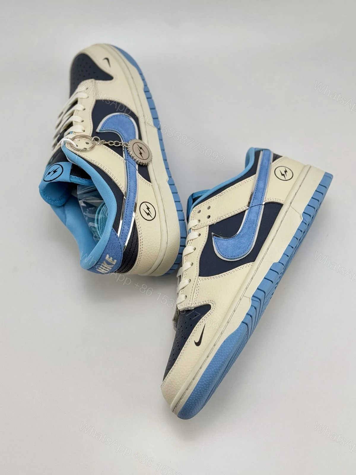 View 5 of FIRST COPY NIKE DUNK LOW RETRO FUJIWARA HORIZOO BLUE