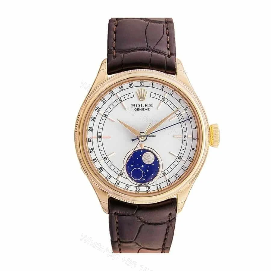 Replica Rolex Cellini Moonphase White Dial 50535-0002 — view 1