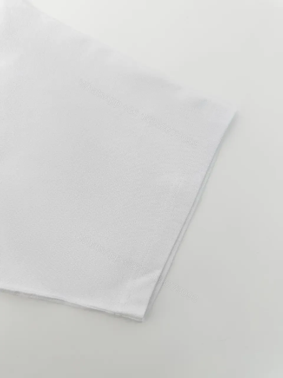 View 10 of Premium Cotton Tee: Minimalist White Crew Neck with Metallic Badge