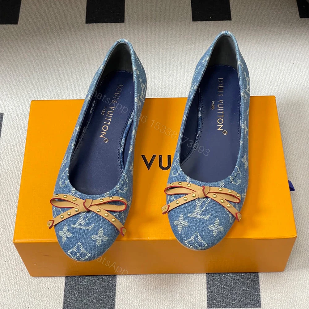 View 4 of LV Nina Flat Ballerina