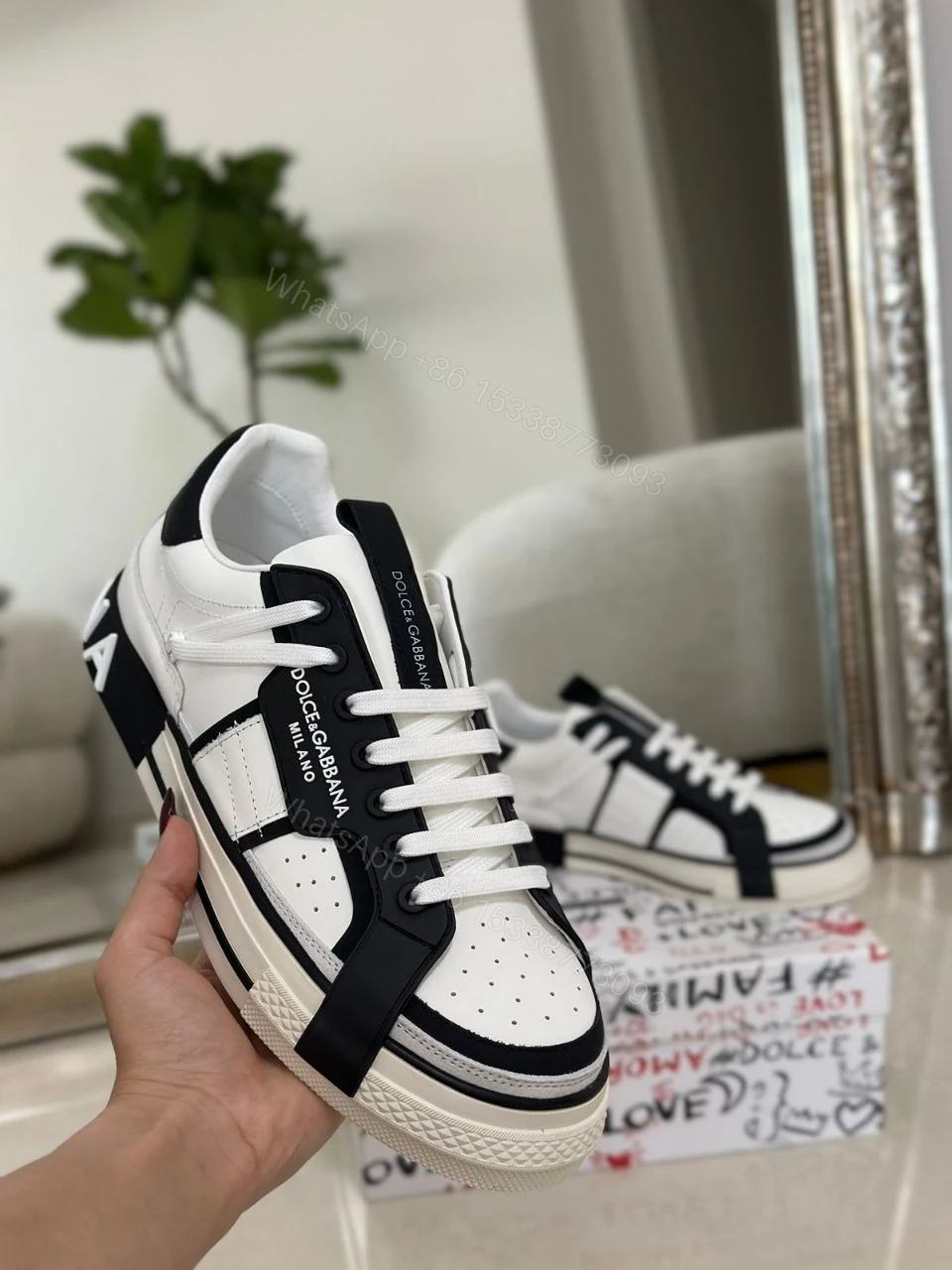 View 2 of Design Dolce & Gabbana Sneaker – Gray