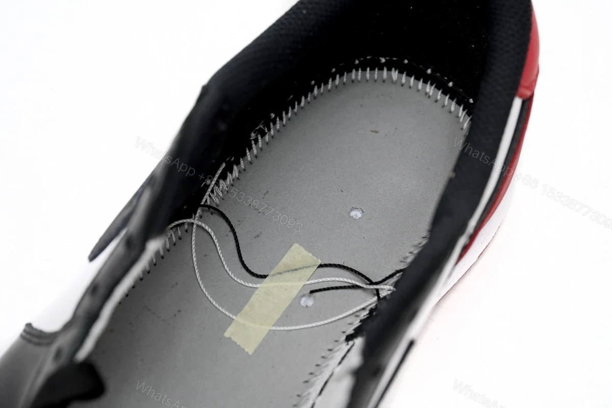 View 9 of Air Jordan 1 Low OG Black Toe CZ0790-106