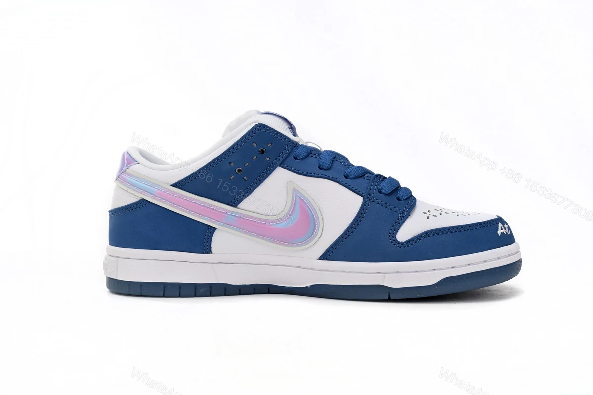 View 3 of Born x Raised x Nike SB Dunk Low Blue White FN7819-400