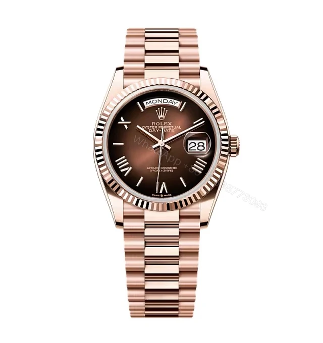 Superclone Rolex Day-Date Brown Ombré Dial 128235-0075 36 mm — view 1