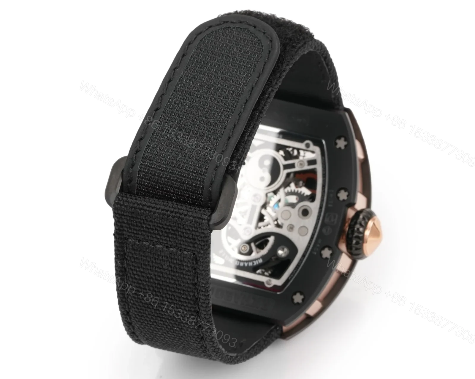 View 9 of Richard Mille RM S10 Koi Tourbillon Watch Oriental Art Dial Red Gold Diamond Koi Mechanical Tourbillon Luxury Edition RM-S10-KOI-TB-ORI