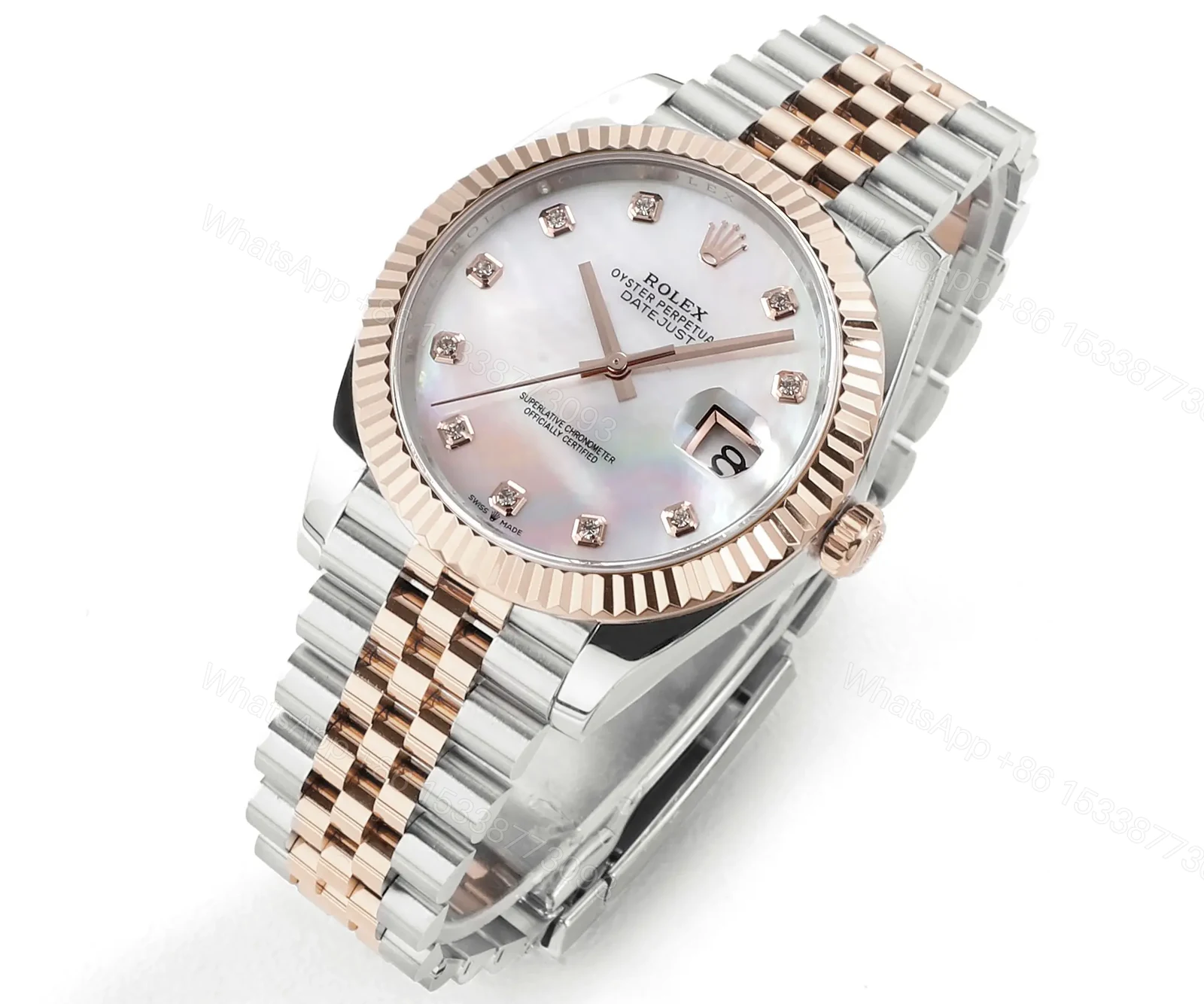 View 2 of BT Factory Clean Factory DDF Classic Rose Gold Datejust Watch