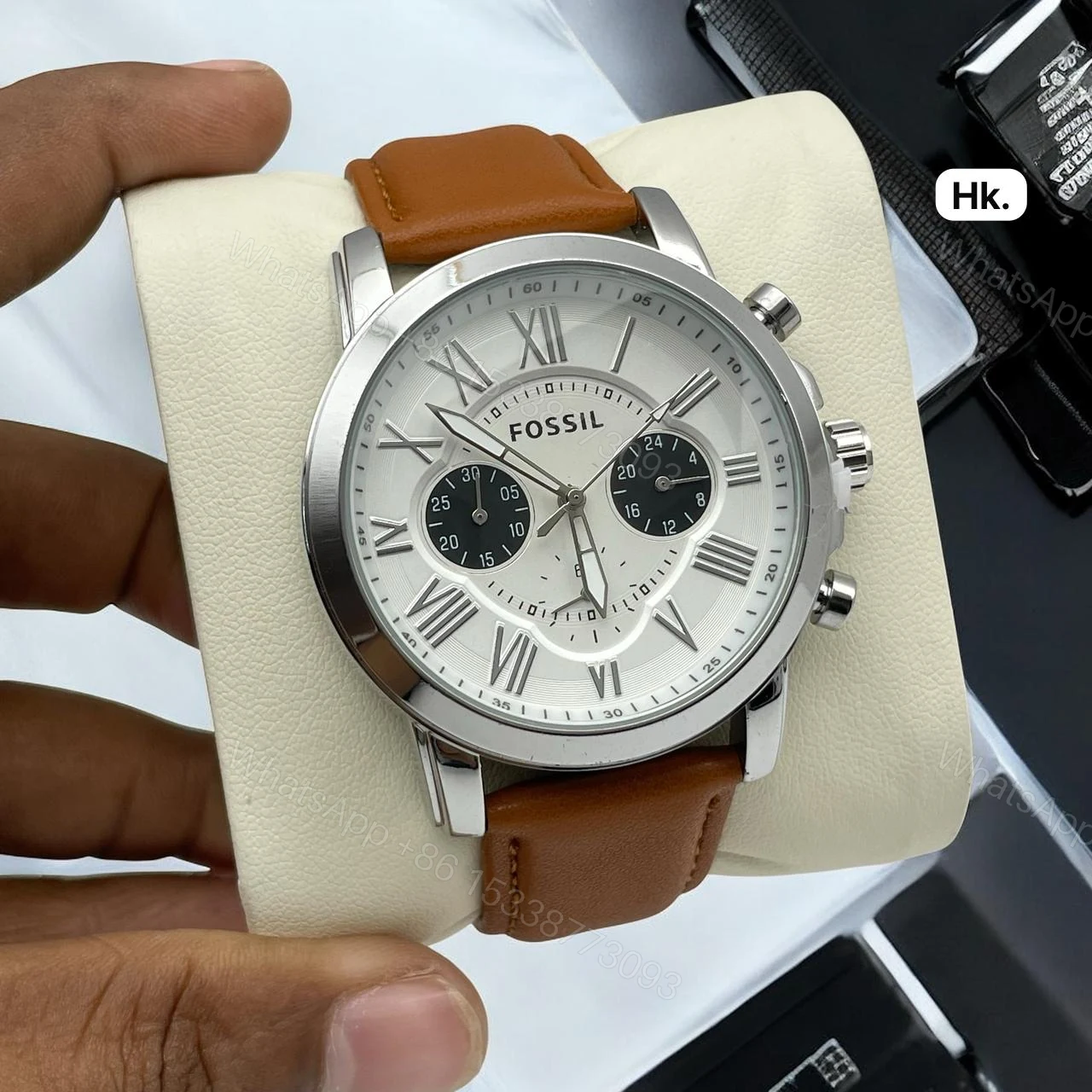 View 3 of FIRST COPY Fossil Men’s 7AAA Premium Collection Chronograph Model