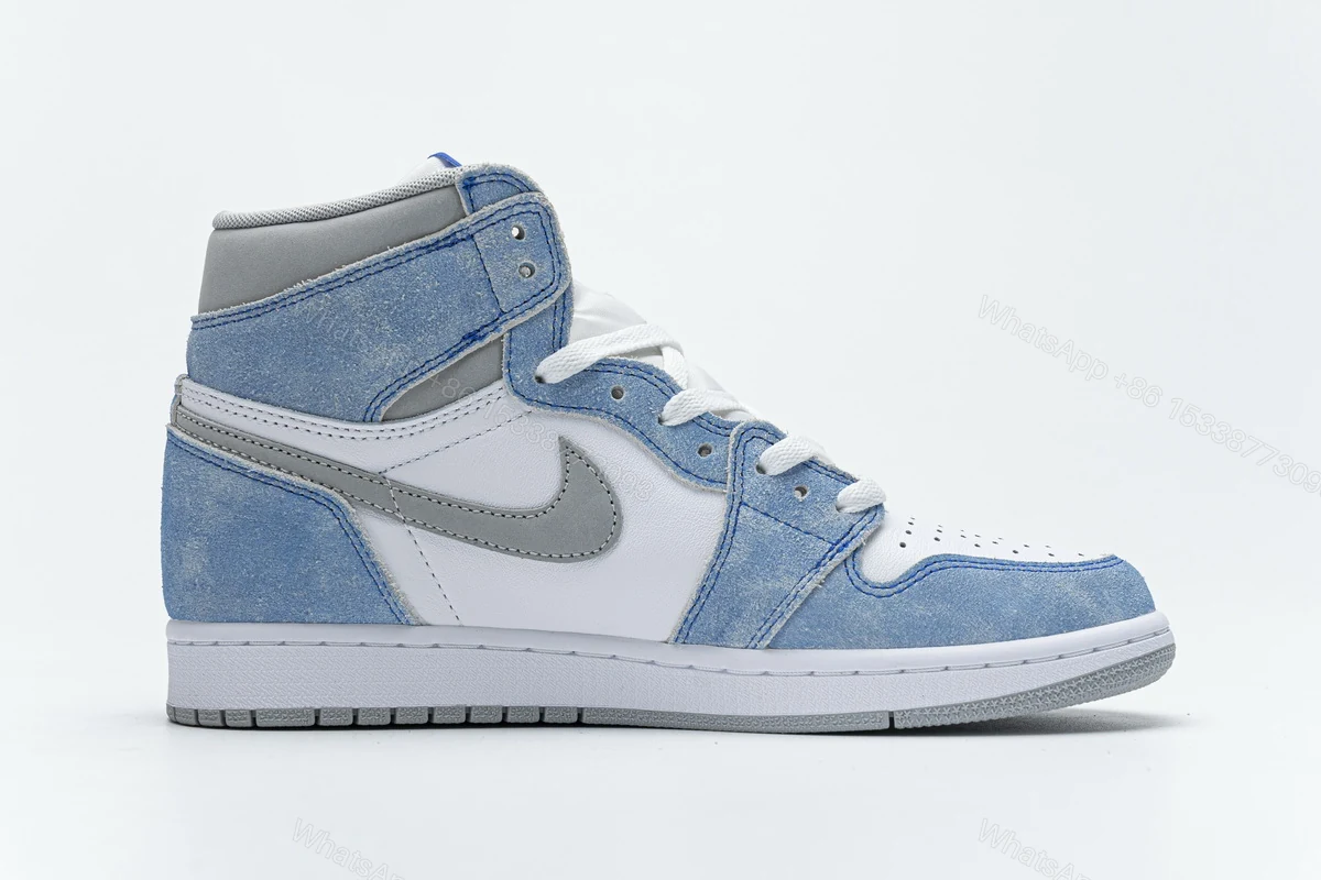 View 2 of Air Jordan 1 High Hyper Royal 555088-402