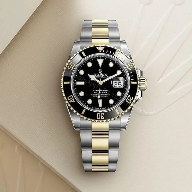 Rolex Submariner Gold & Silver — view 1