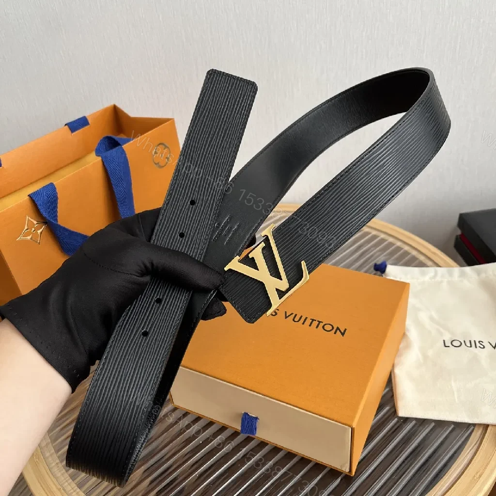 View 8 of Gold Buckle Patterned Modern Belt - Luxury Casual Accessory