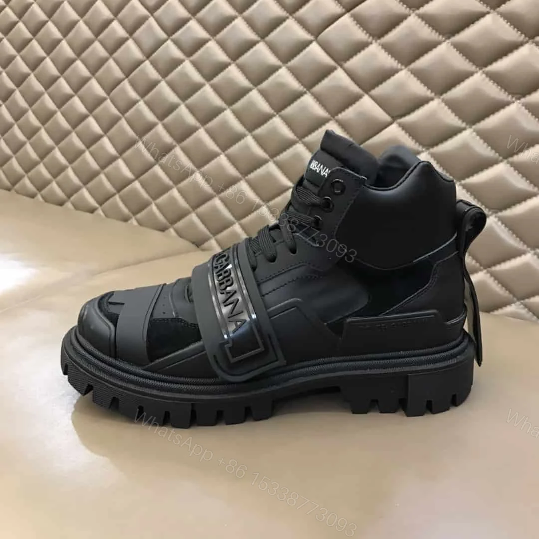 View 5 of DOLCE & GABBANA LOGO STRAP TREKKING BOOTS – DG55