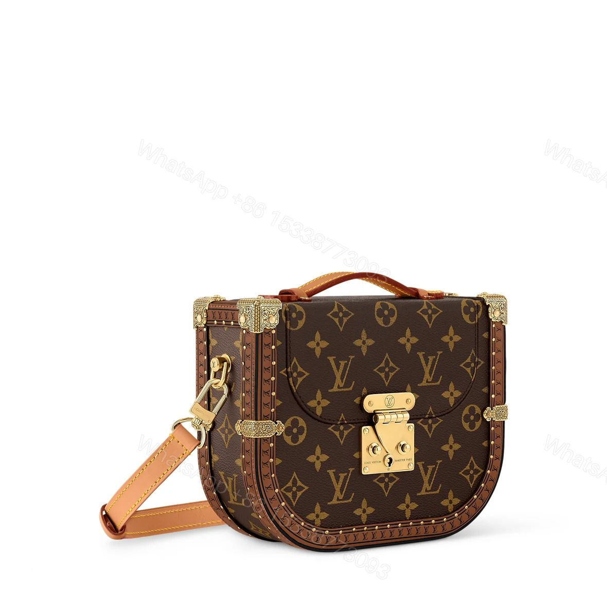 View 2 of Louis Vuitton Montsouris Trunk Monogram Canvas First Copy | Premium LV Replica