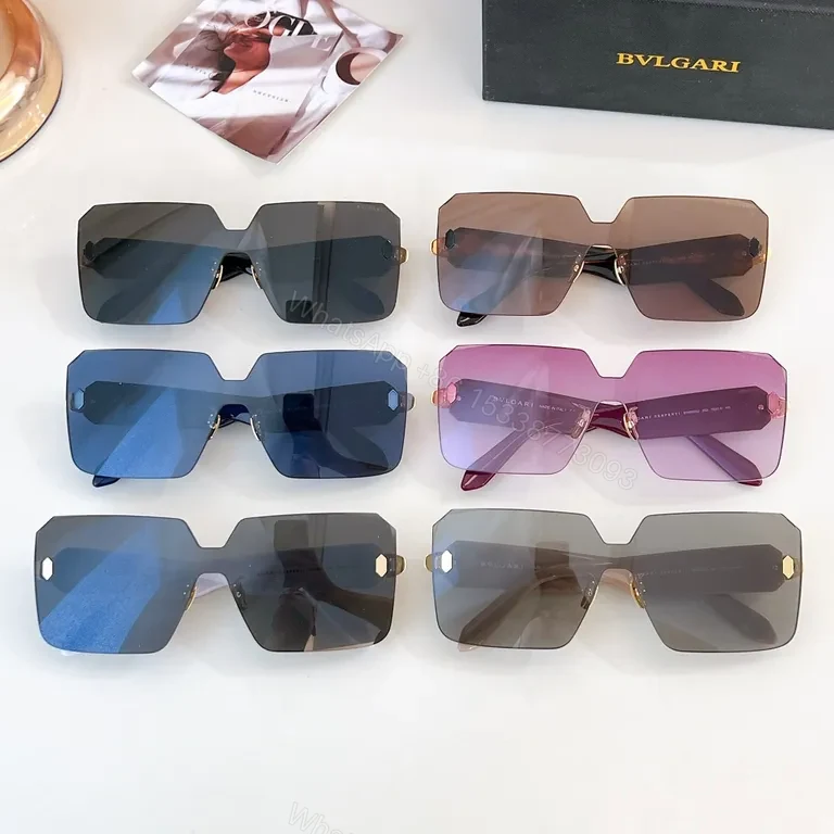 View 3 of Bold Shield Sunglasses: BVLGARI-Inspired Acetate, UV400 Protection