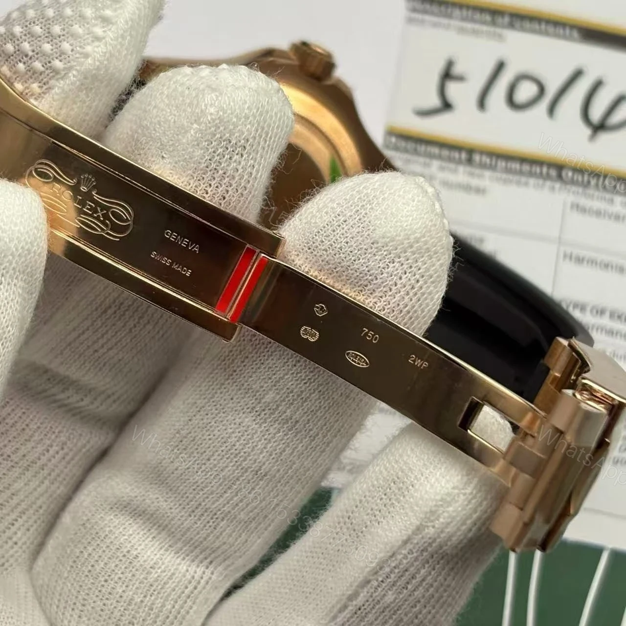 View 9 of Replica Yacht master Watch 1 – Rose Gold Swiss Made Clone