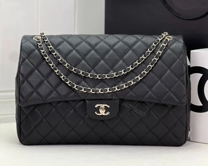 View 2 of Chanel Classic Maxi Flap Bag Replica 111397