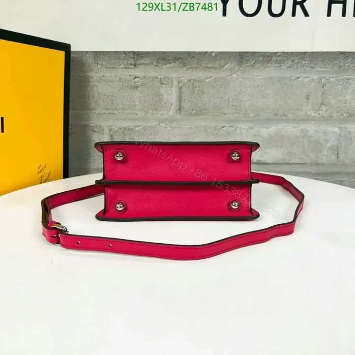 View 20 of Fendi Beige Peekaboo ISeeU Small Bag ZB7481