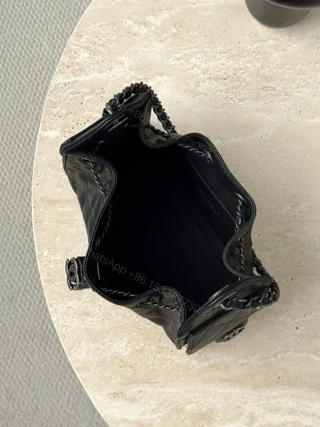View 5 of CHANEL 25 Bag Mini Black with Sliver Hardware