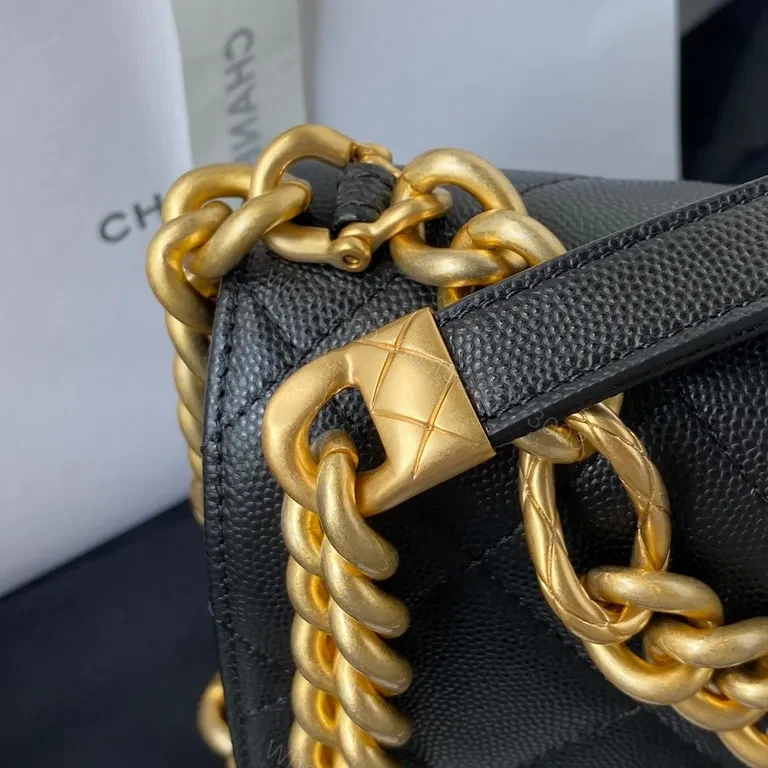 View 3 of Platinum Chain Quilted Crossbody â€“ Chanel-Inspired Luxury