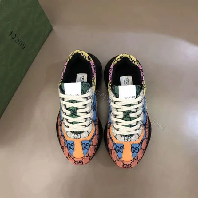 View 4 of Men’s Rhyton GG Multicolor sneaker – GC93