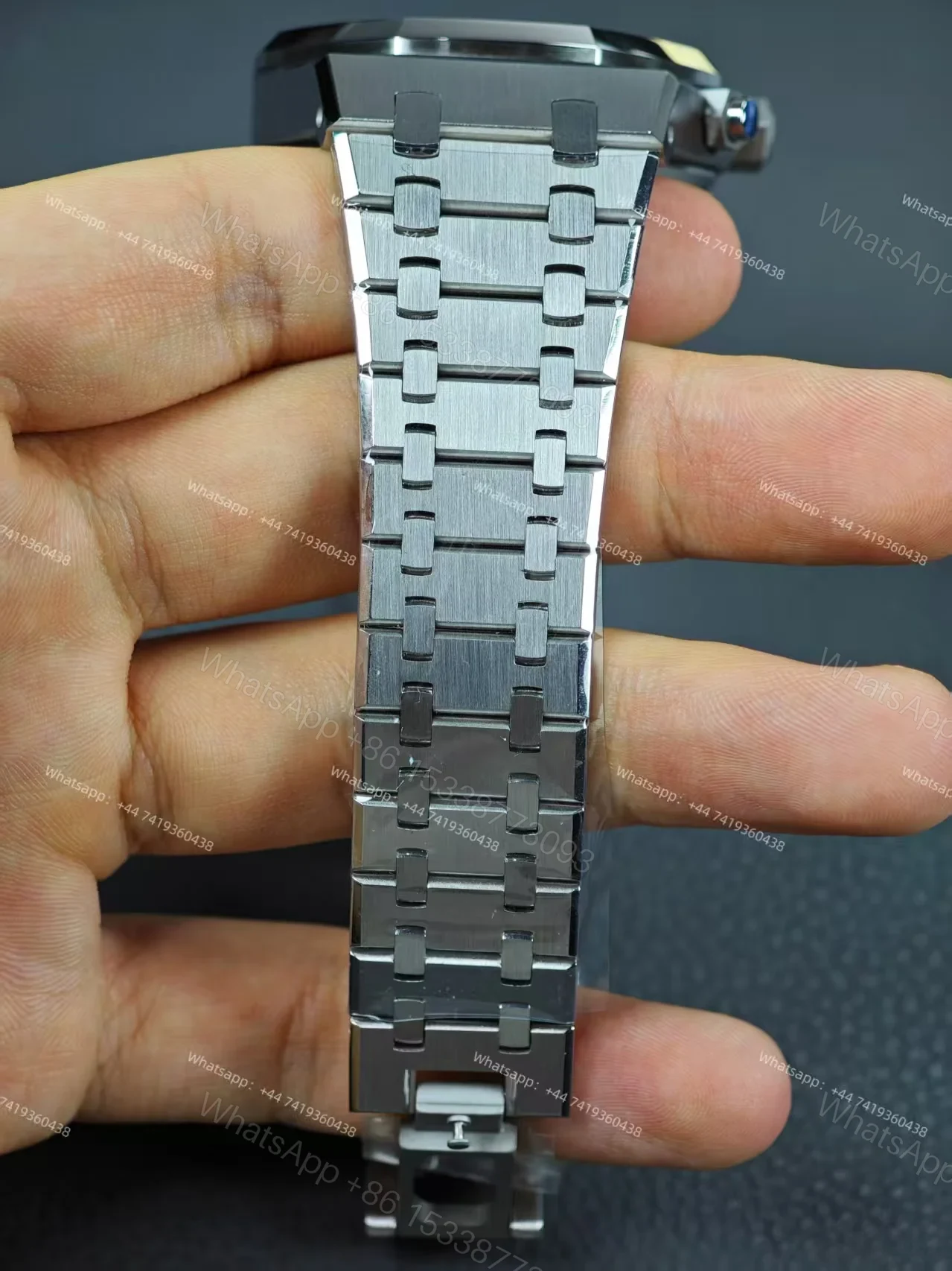 View 21 of Audemars Piguet Super Clone Royal Oak Purple Dial 26240 Chronograph 41mm Cal.4401