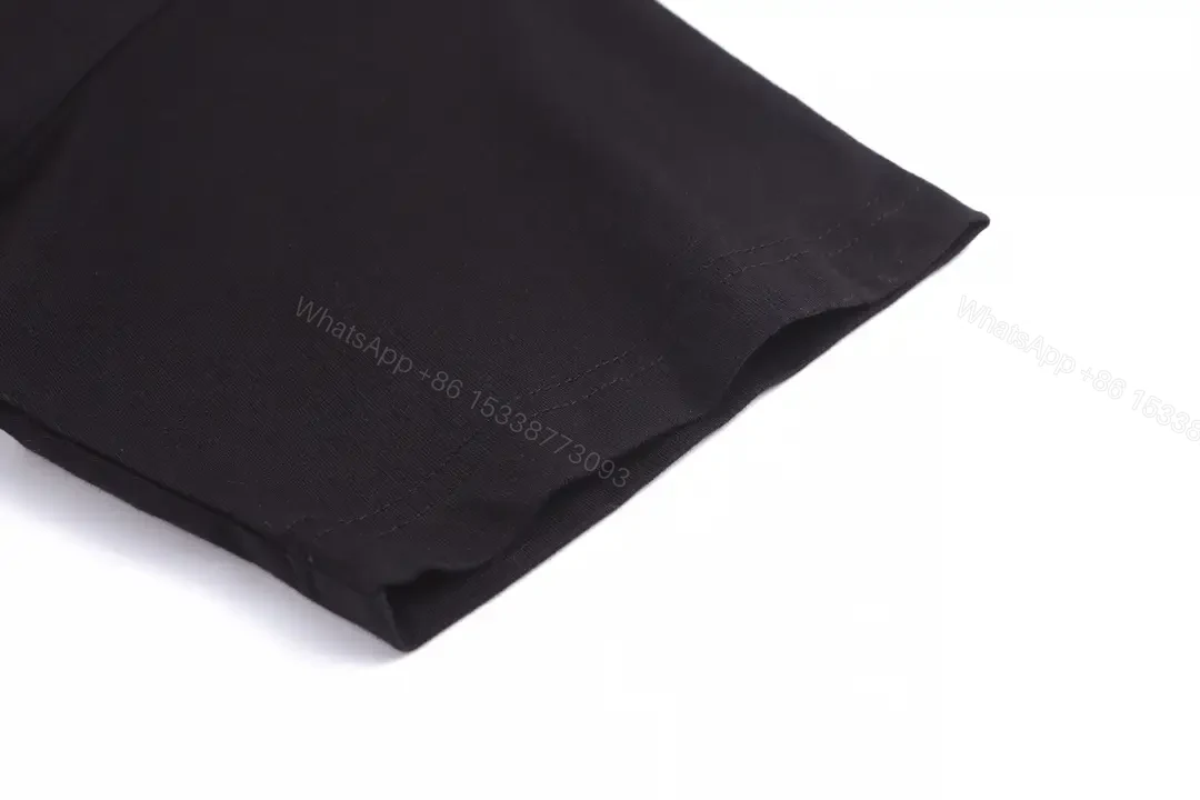 View 8 of Monochrome Essential Tee with Plaid Collar Detail