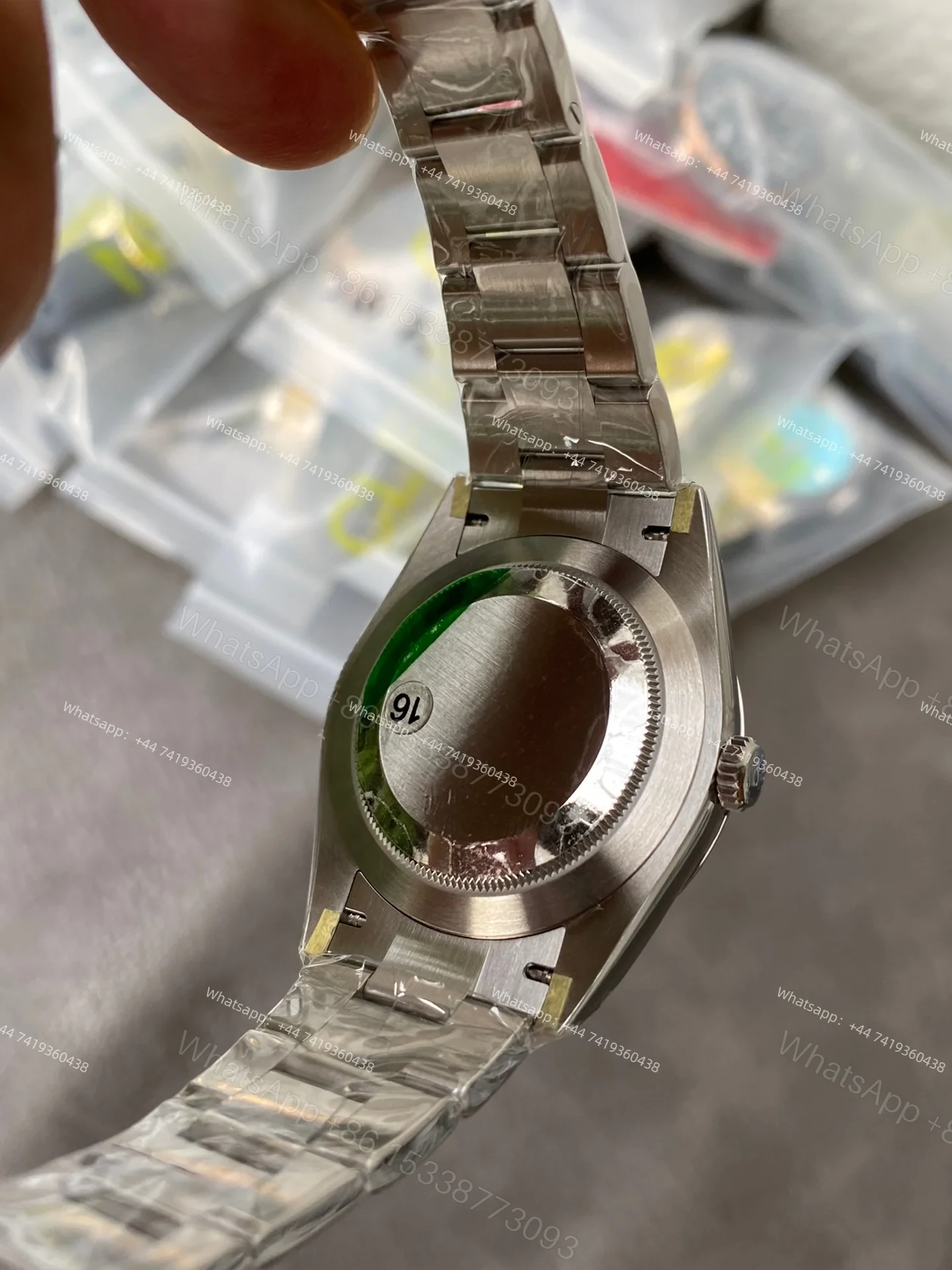 View 8 of Rolex Super Clone Oyster Perpetual M124300-0004 Yellow Dial 41MM 3230 Movement