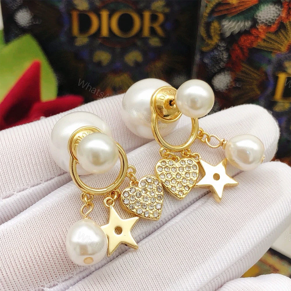 View 6 of DIOR Pearl charm earrings