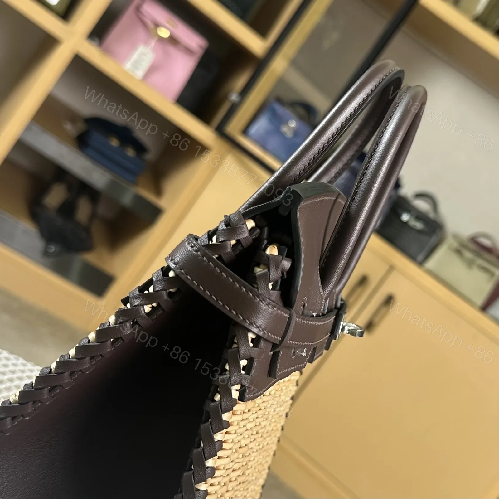 View 7 of Hermes Birkin 25cm Saddle Leather
