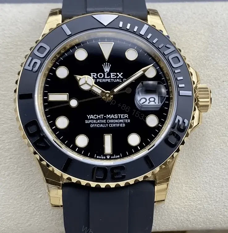 View 6 of Replica Clone Rolex YACHT-MASTER 42 Yellow gold 2022