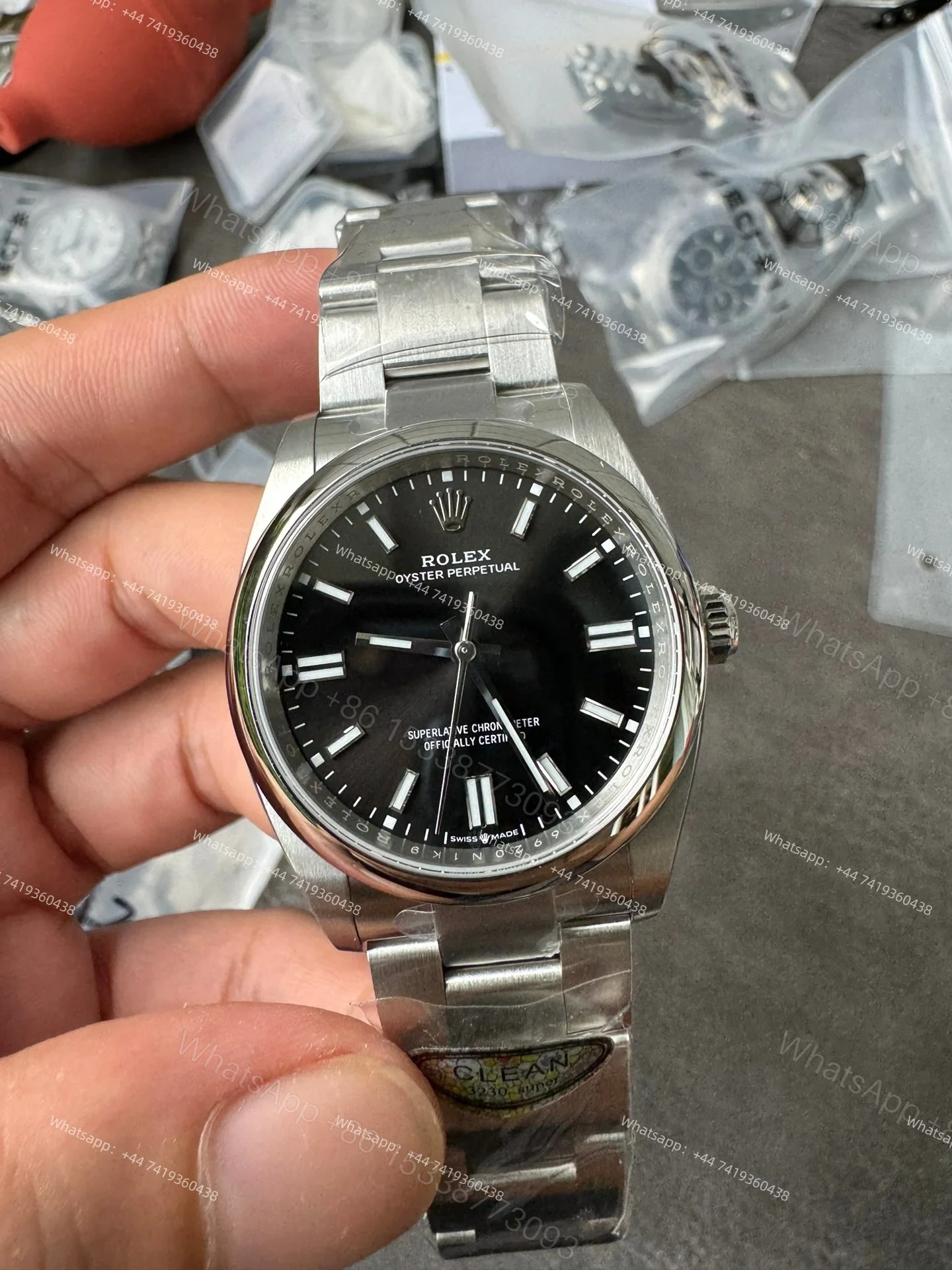 View 5 of Rolex Super Clone Oyster Perpetual M126000-0002 Black Dial 36MM 3230 Movement