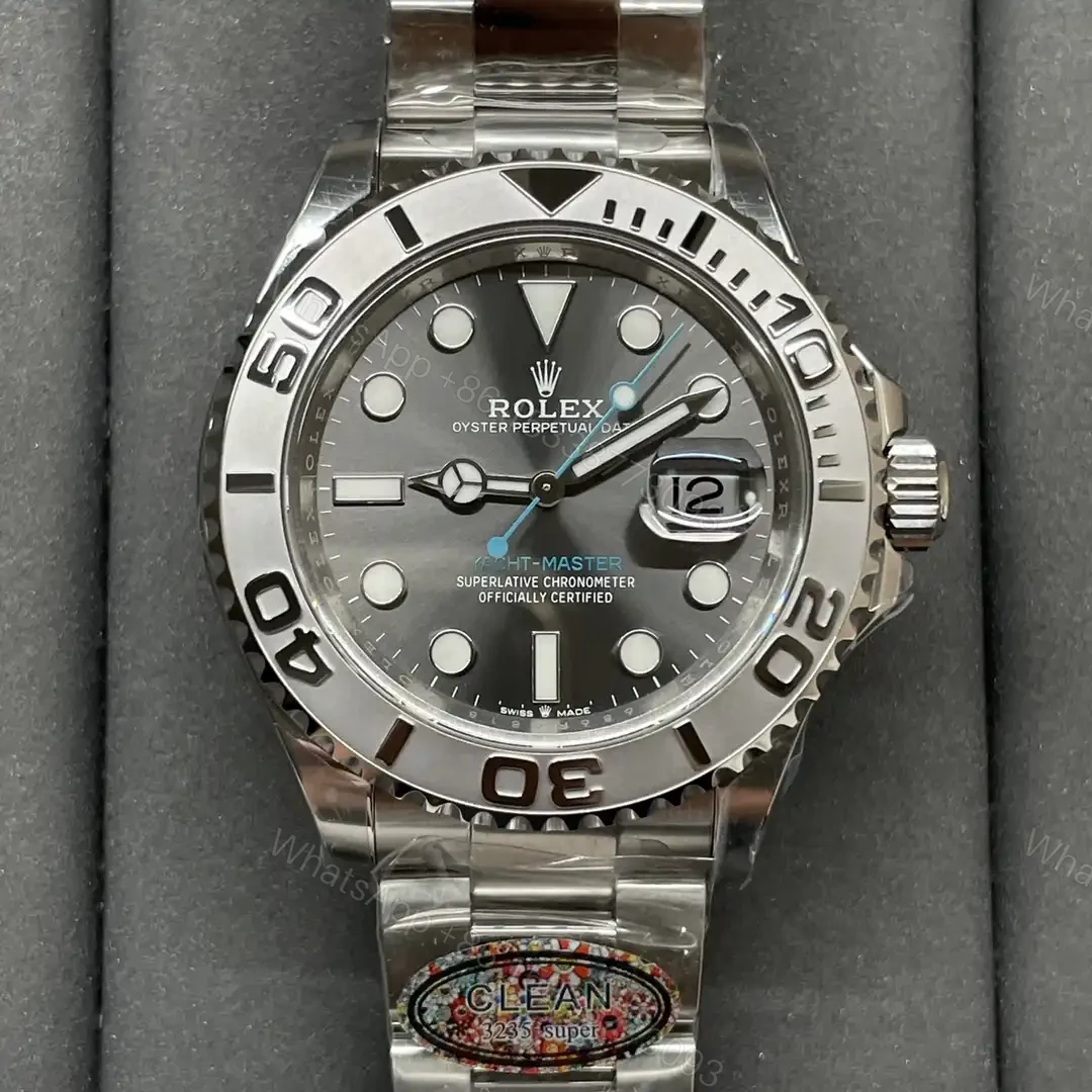 View 2 of Replica Rolex Yacht-Master Rhodium Dial 126622 Superclone