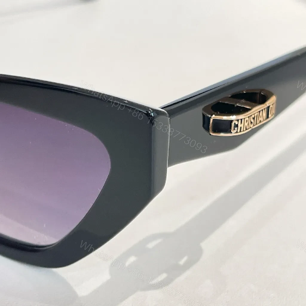 View 9 of Bold Lines Sunglasses: Black Frame, Gradient Bronze Lenses, Luxurious Comfort