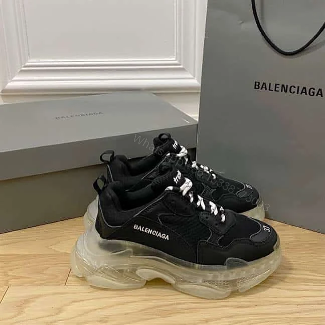 View 2 of BALENCIAGA MEN’S TRIPLE S SNEAKER CLEAR SOLE – BB200