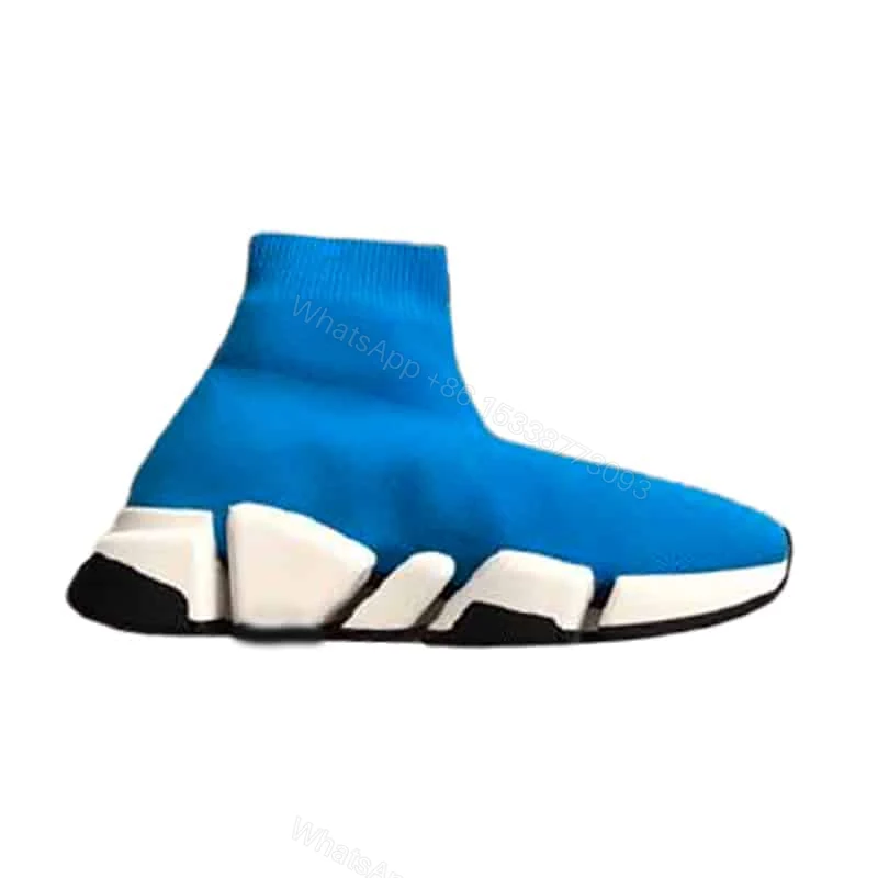 BALENCIAGA SPEED 2.0 SNEAKER IN BLUE – BB147 — view 1
