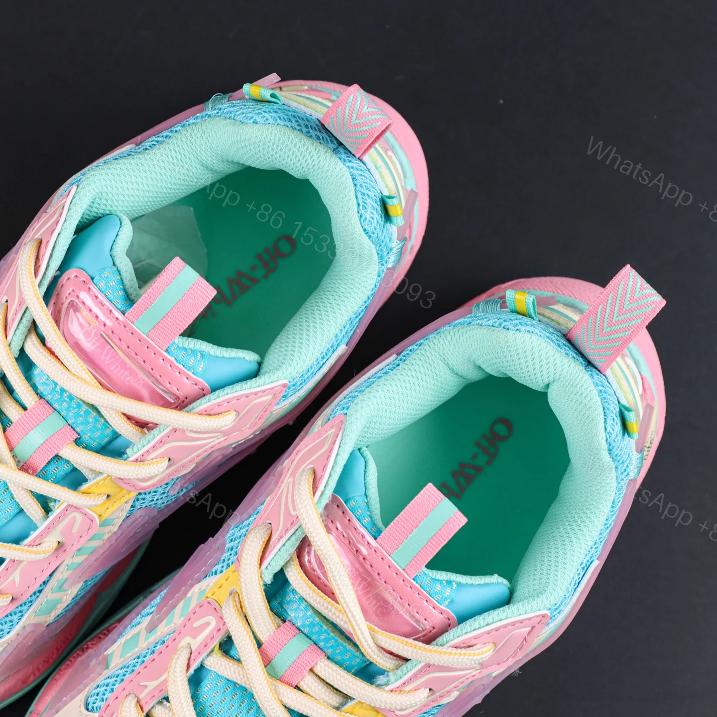 View 4 of Off White Be Right Back Pink Blue