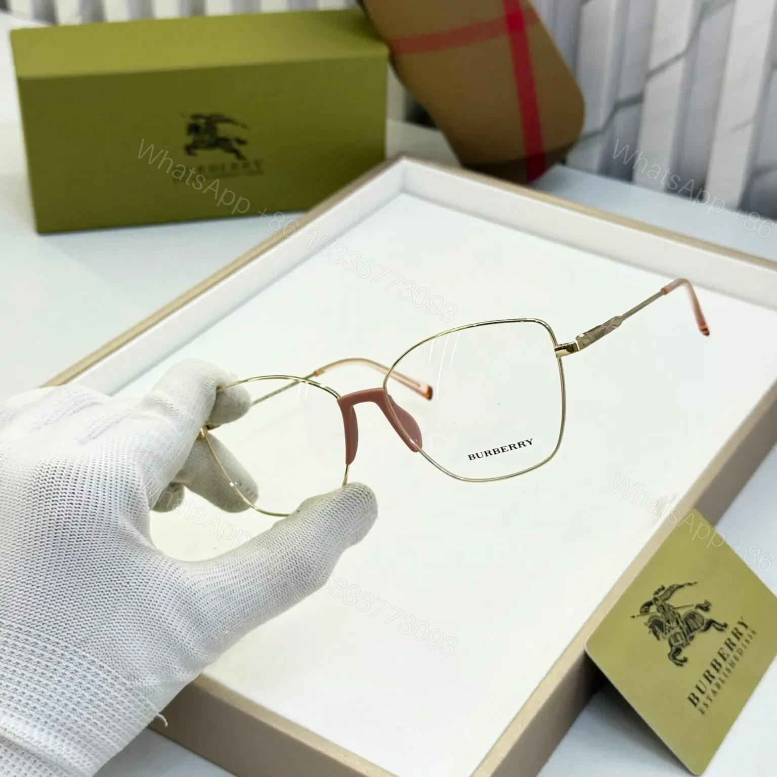 View 2 of Burberry Unisex Eyeglasses C09E29-11 Universal Frame