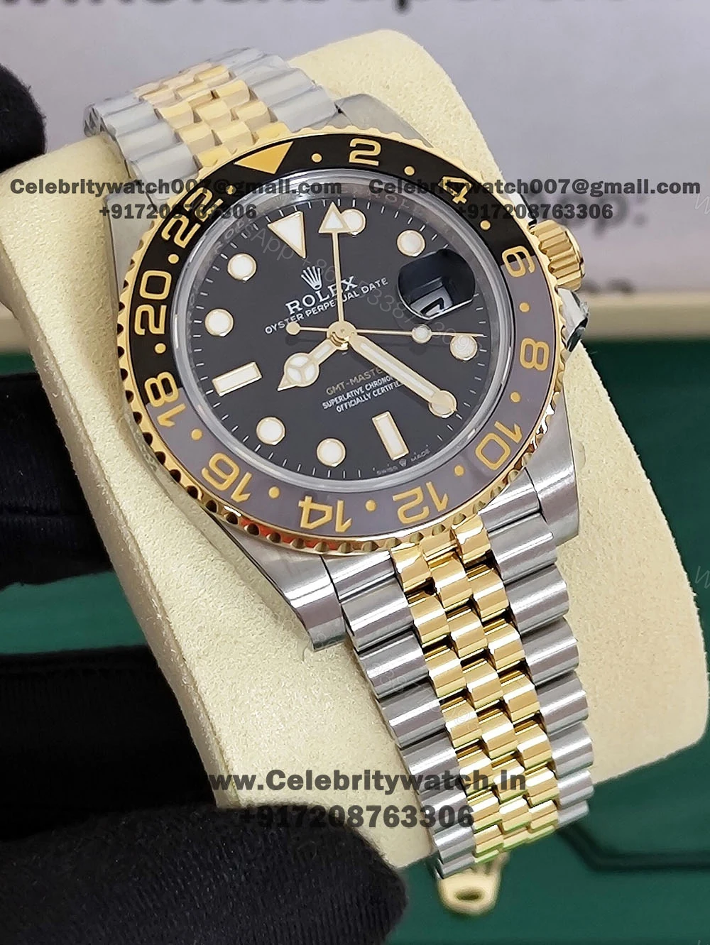 View 2 of Buy Rolex GMT Master II Guinness Two Tone Bracelet Watch