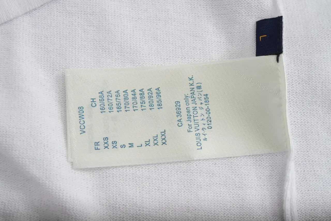 View 5 of White Cotton Tee + Embroidered Logo + Modern + Luxe Detailing + T-Shirt