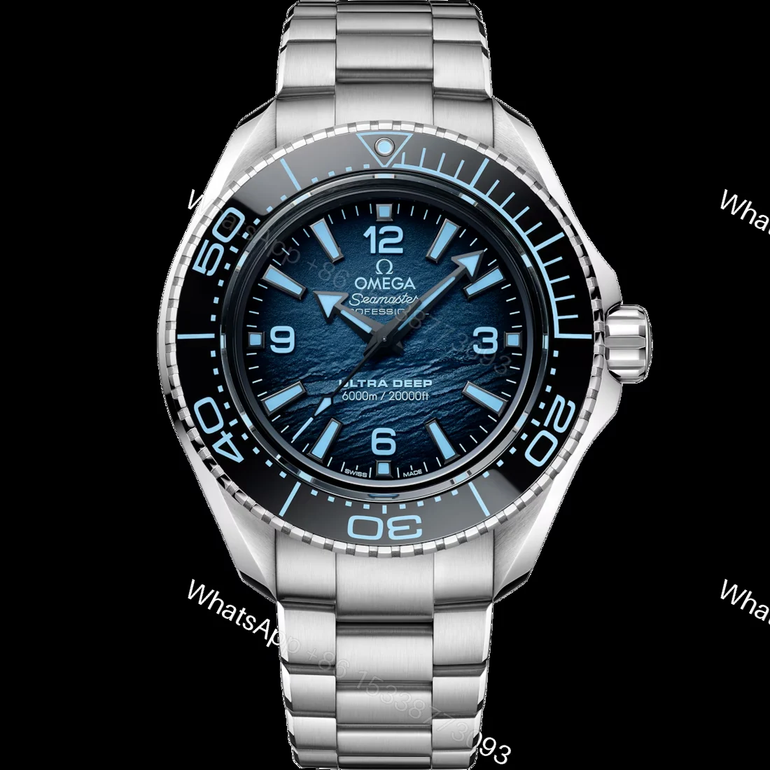 Omega Super Clone Seamaster Planet Ocean 6000M 45.5mm 215.30.46.21.03.002 — view 1
