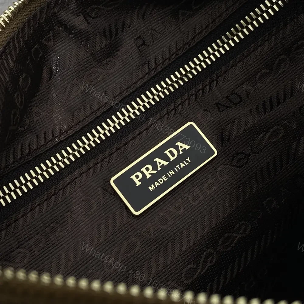 View 9 of 高仿Prada*Explore系列1BC264麂皮單肩包大號肉桂色免檢版