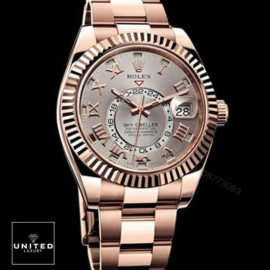 View 4 of Rolex 326935 Pink Gold Replica