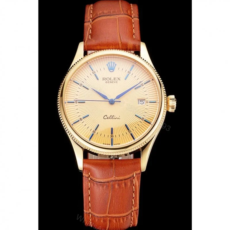 View 2 of Superclone Rolex Cellini Gold Dial REP016797