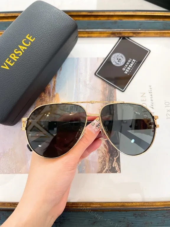 View 5 of Versace-Inspired Gradient Sunglasses: All-Day Comfort & Style