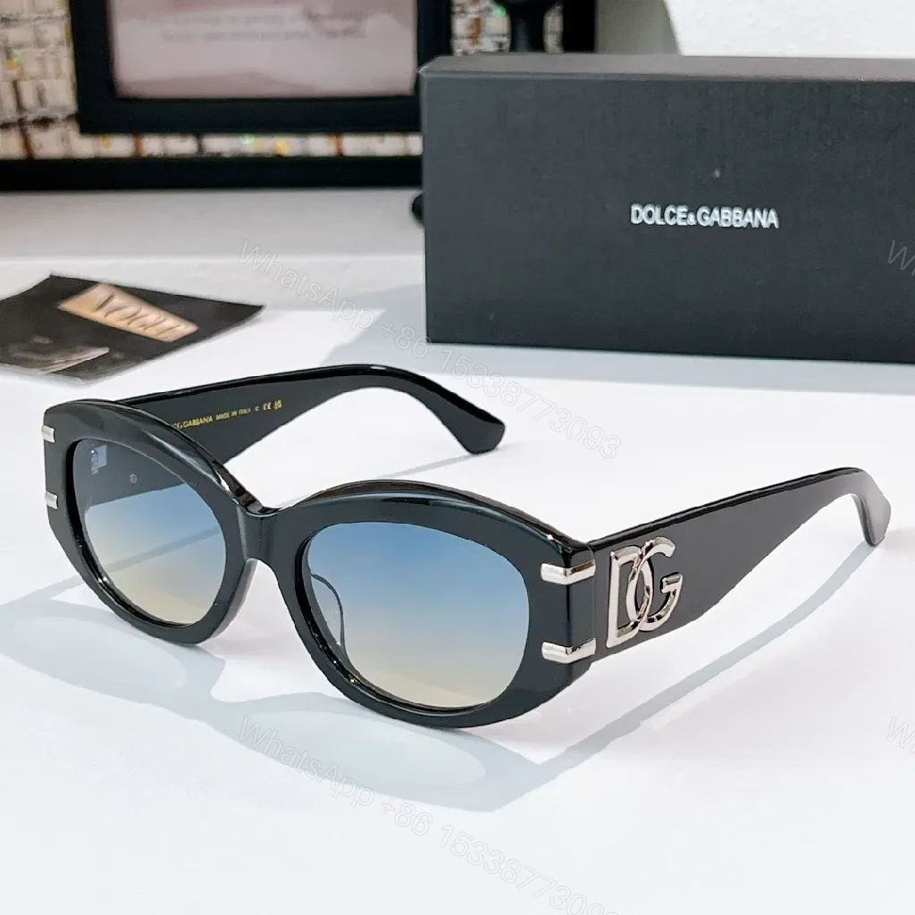 View 8 of Bold White Frame Sunglasses with Gold Hardware – Luxe Gradient Lenses
